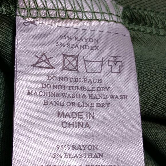 Larace Swing Dress Large Olive Green & Zebra Print Tunic Swing Dress EUC - Picture 5 of 7